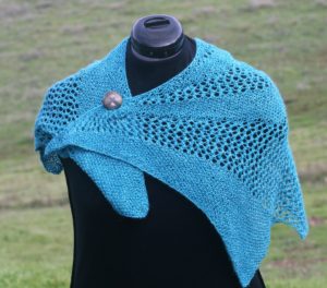 Dialog Knit Shawl by Linda Dean wwww.lindadeancrochet.com