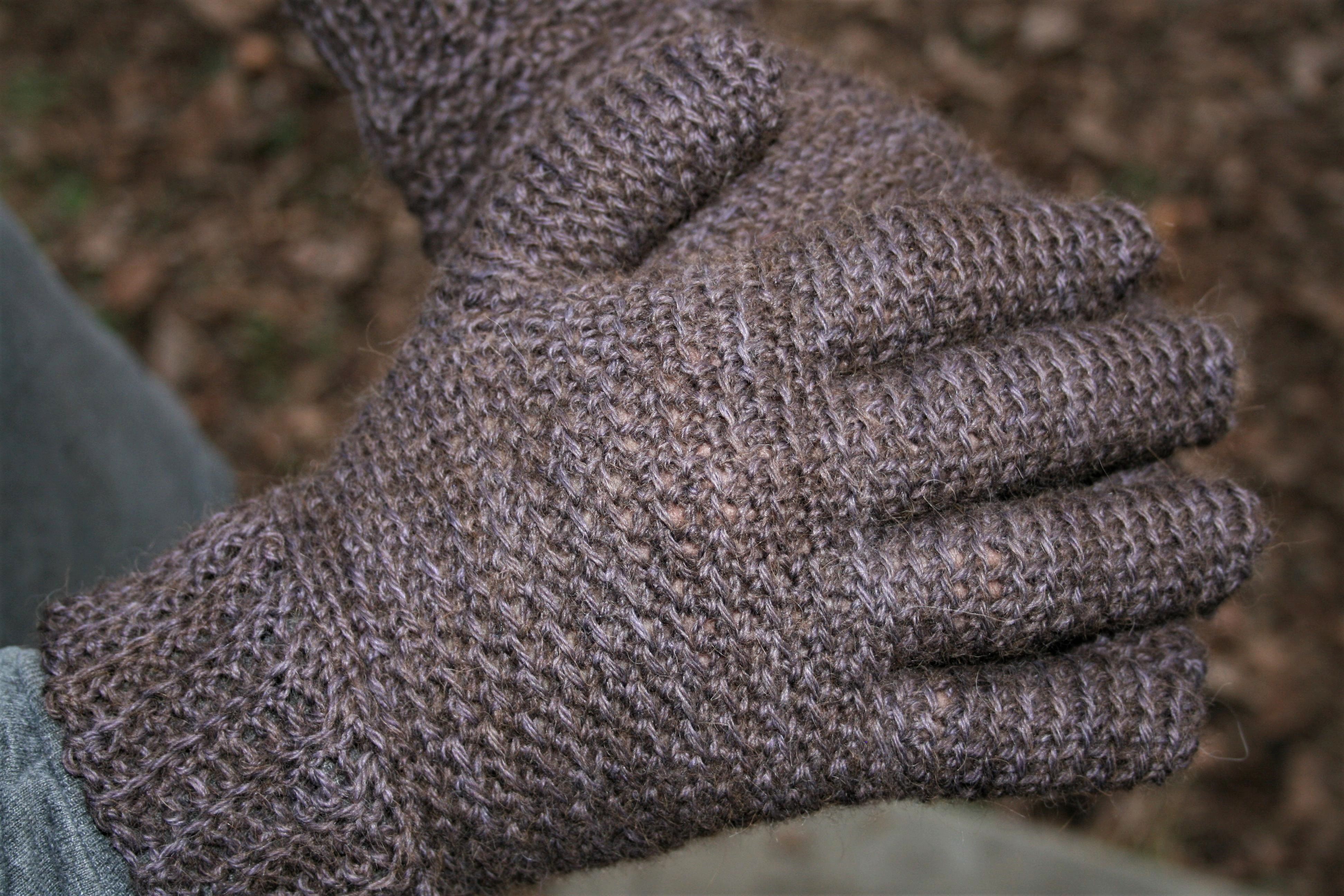 How to Crochet Mens Gloves 