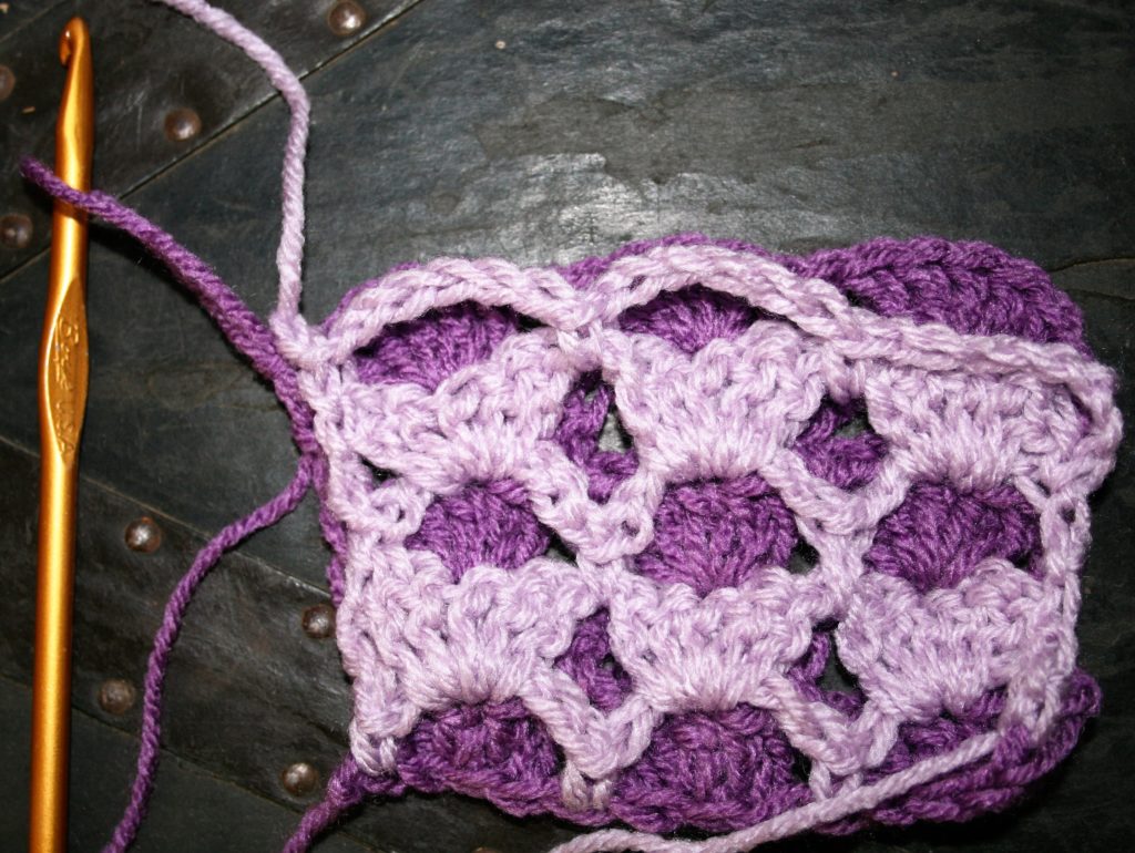 Reversible Shells crochet