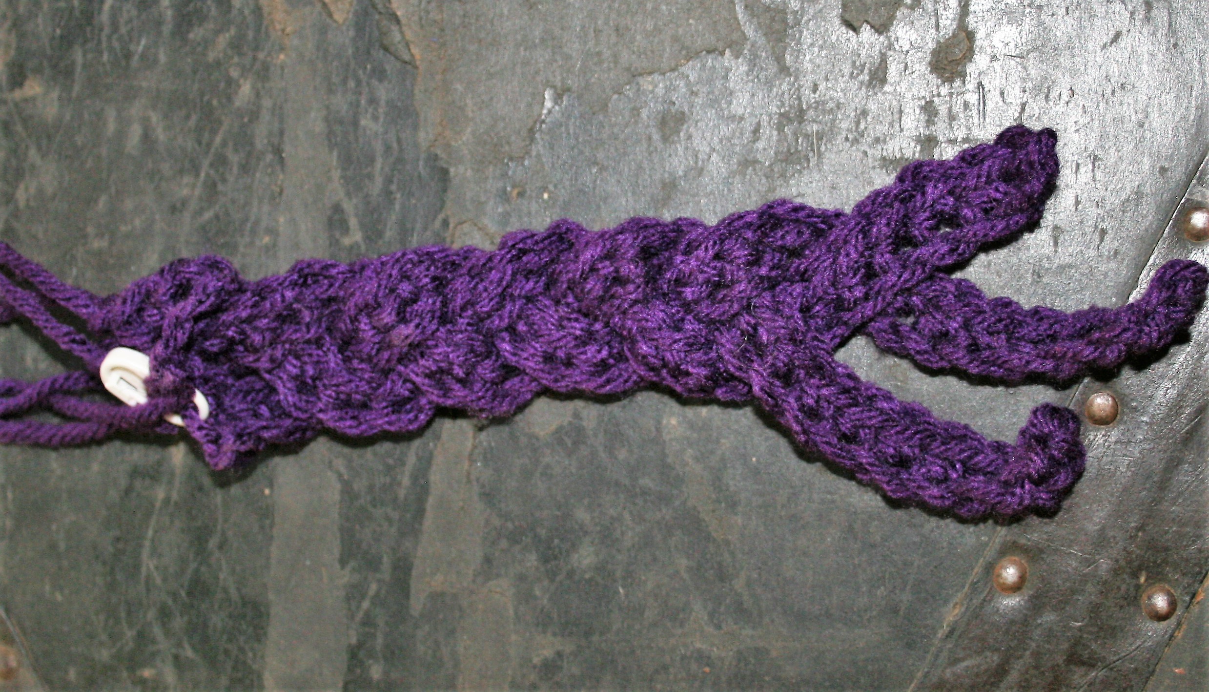 How to make a no stretch crochet bag strap II 
